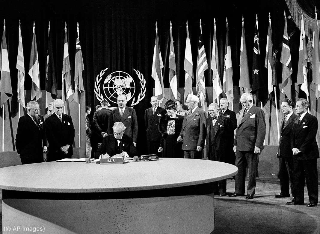 Se cumplen 80 años desde la firma de la Carta de las Naciones Unidas