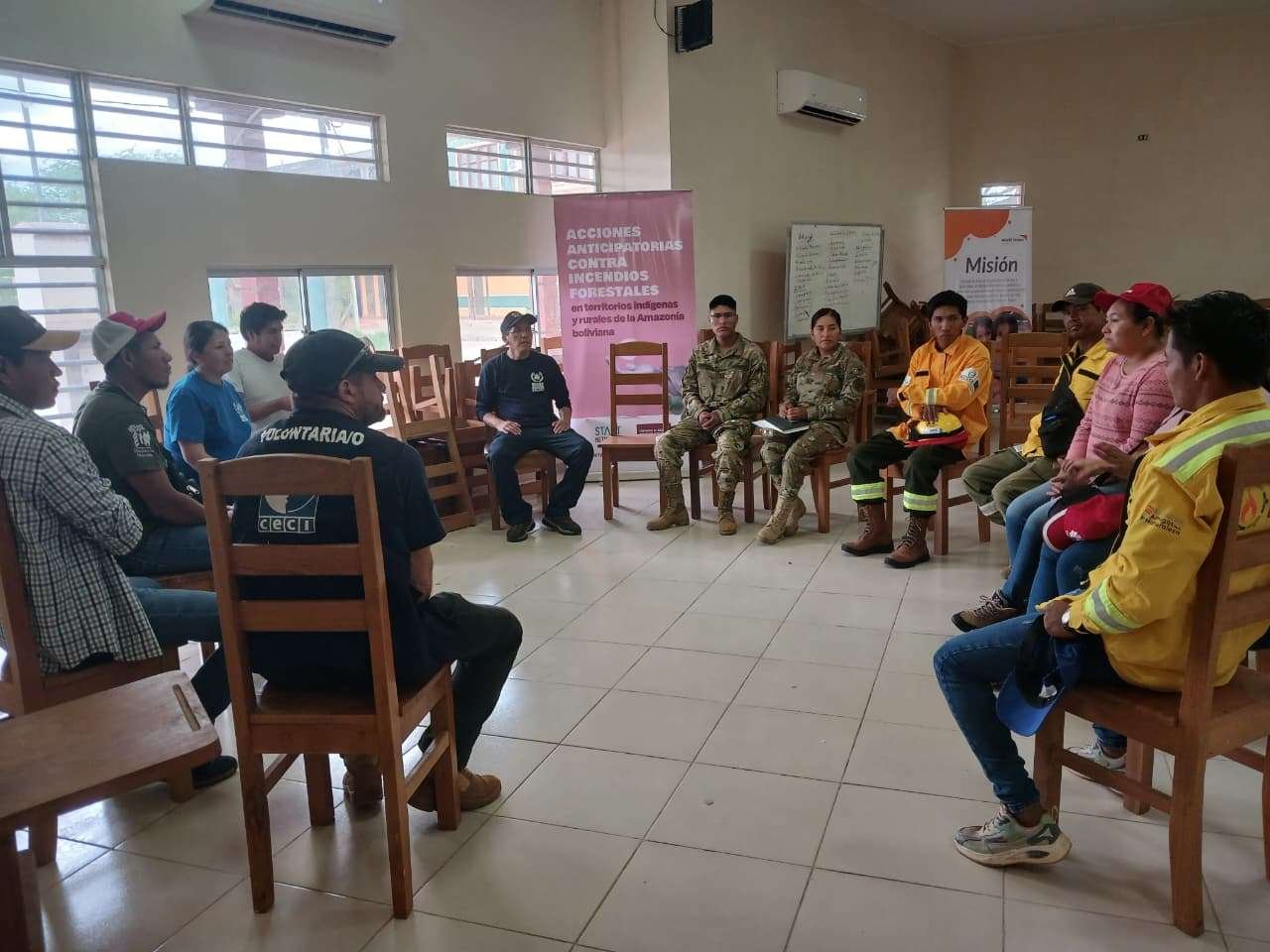 BUSF Bolivia participa en el fortalecimiento de brigadas forestales en la Amazonía