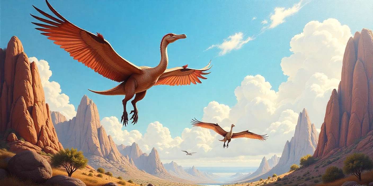 Los primeros vertebrados capaces de alzar el vuelo y las aves experimentaron una evolución cerebral distinta