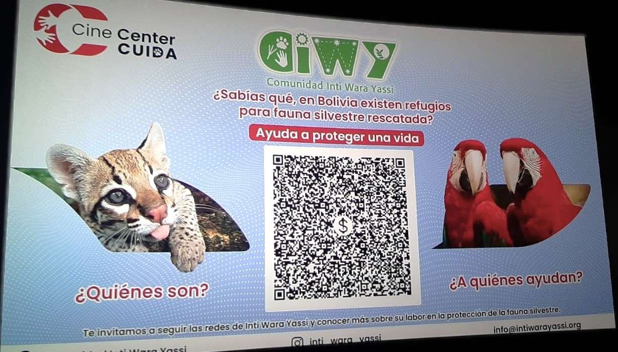 Cine Center lanza un programa que apoya a la biodiversidad de Bolivia