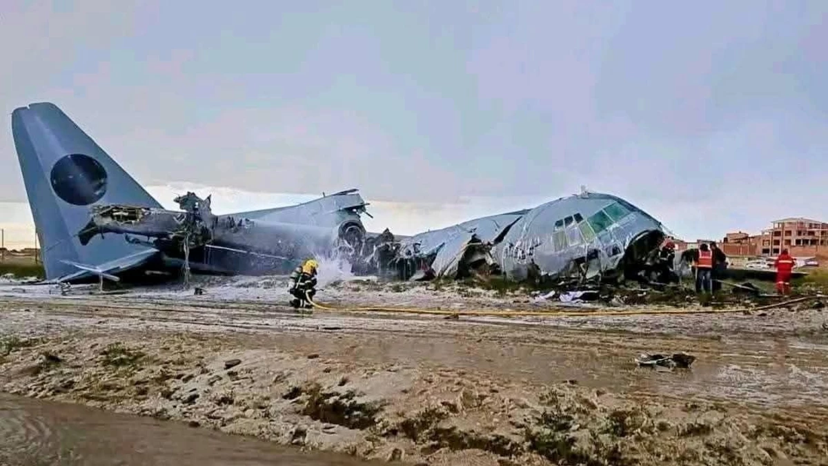 Tragedia aérea en El Alto: Policía confirma 20 fallecidos y 28 heridos tras accidente de avión militar