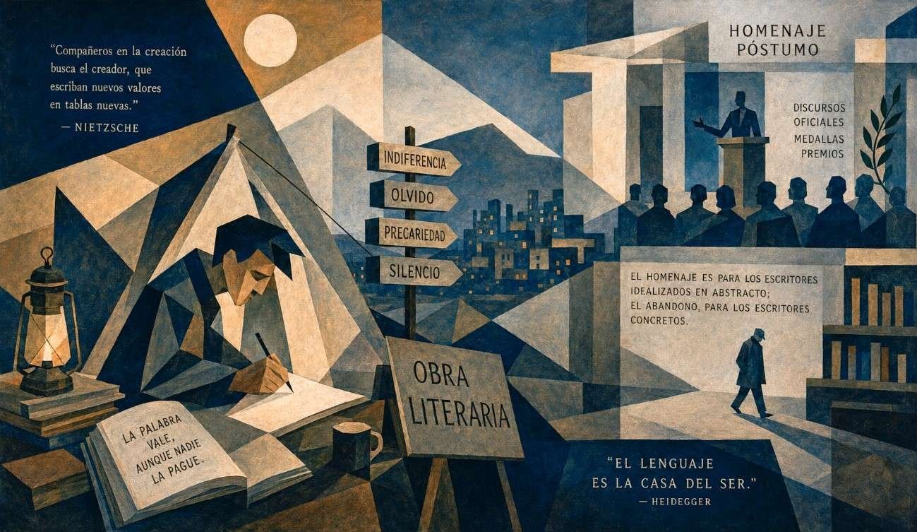 El escritor boliviano y la ceremonia vacía