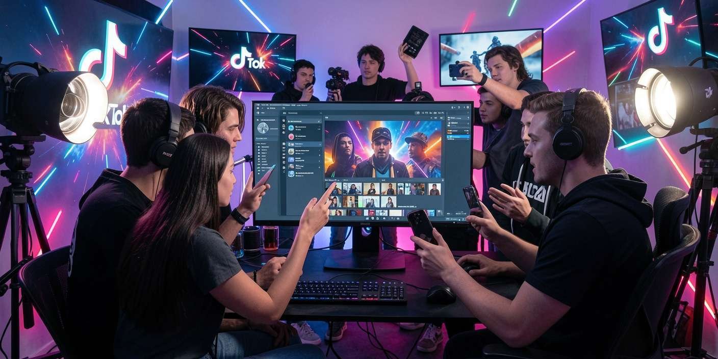 TikTok: La industria del montaje