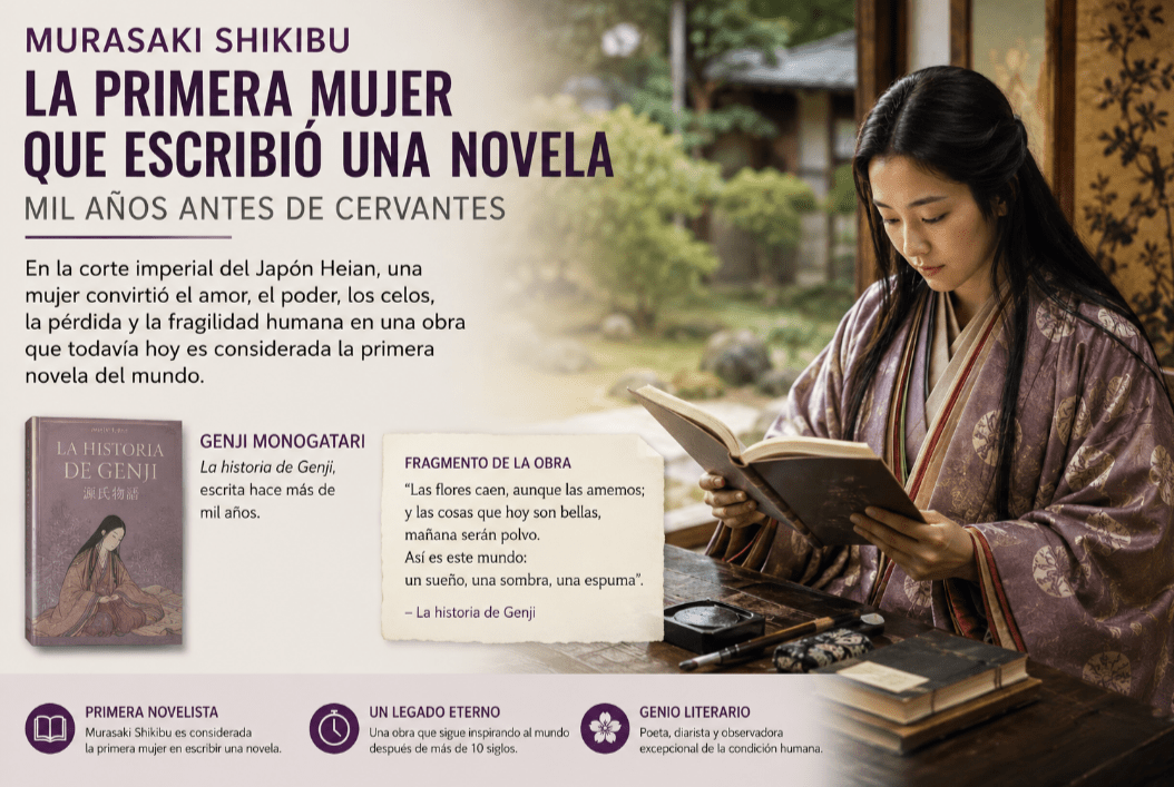 Murasaki Shikibu: la mujer que escribió una novela mil años antes de Cervantes