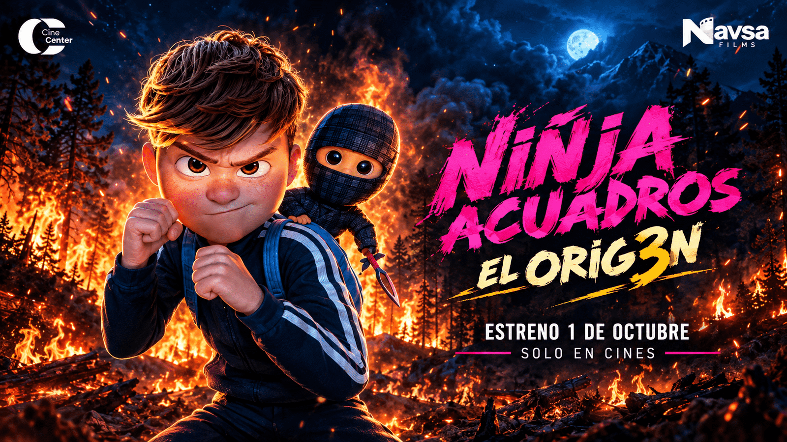 Ninja a Cuadros: El Origen conquista Bolivia tras su premiere en Cine Center
