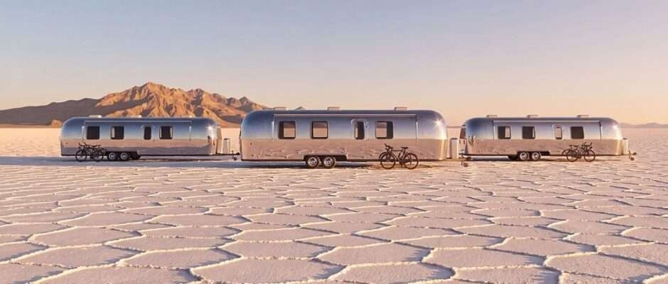 Proyección del hotel campamento en el Salar de Uyuni