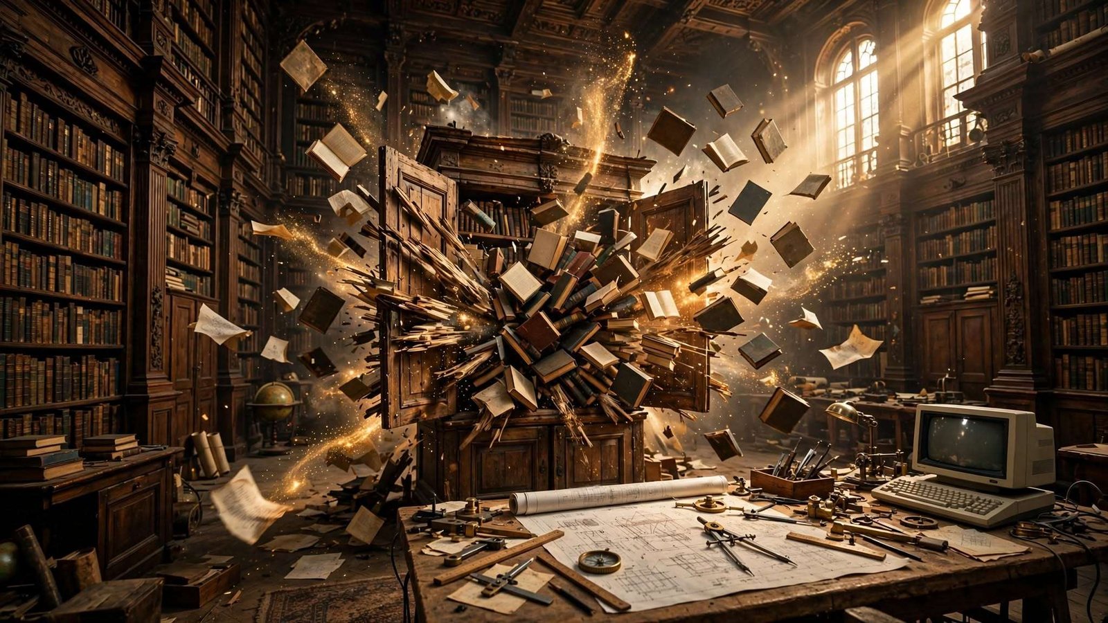 Desprecinté una biblioteca