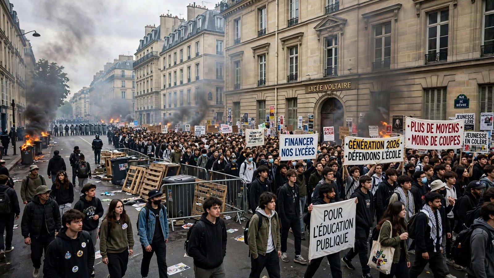 Francia: ¿los bárbaros incendian Atenas?