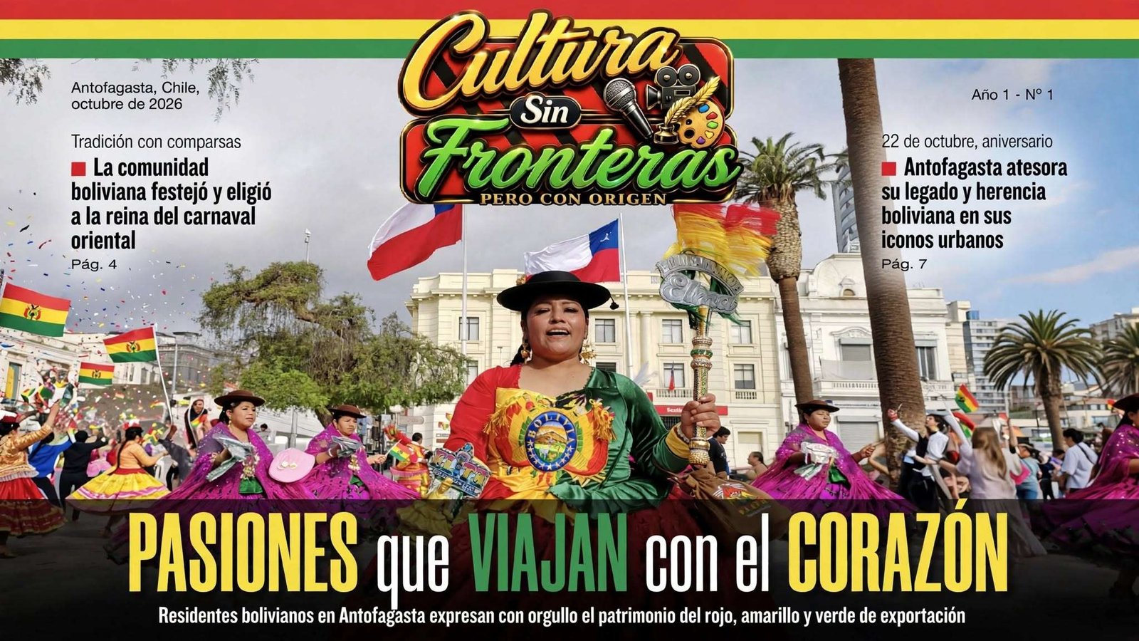 “Cultura sin Fronteras, pero con Origen”: la nueva voz de los bolivianos en Antofagasta