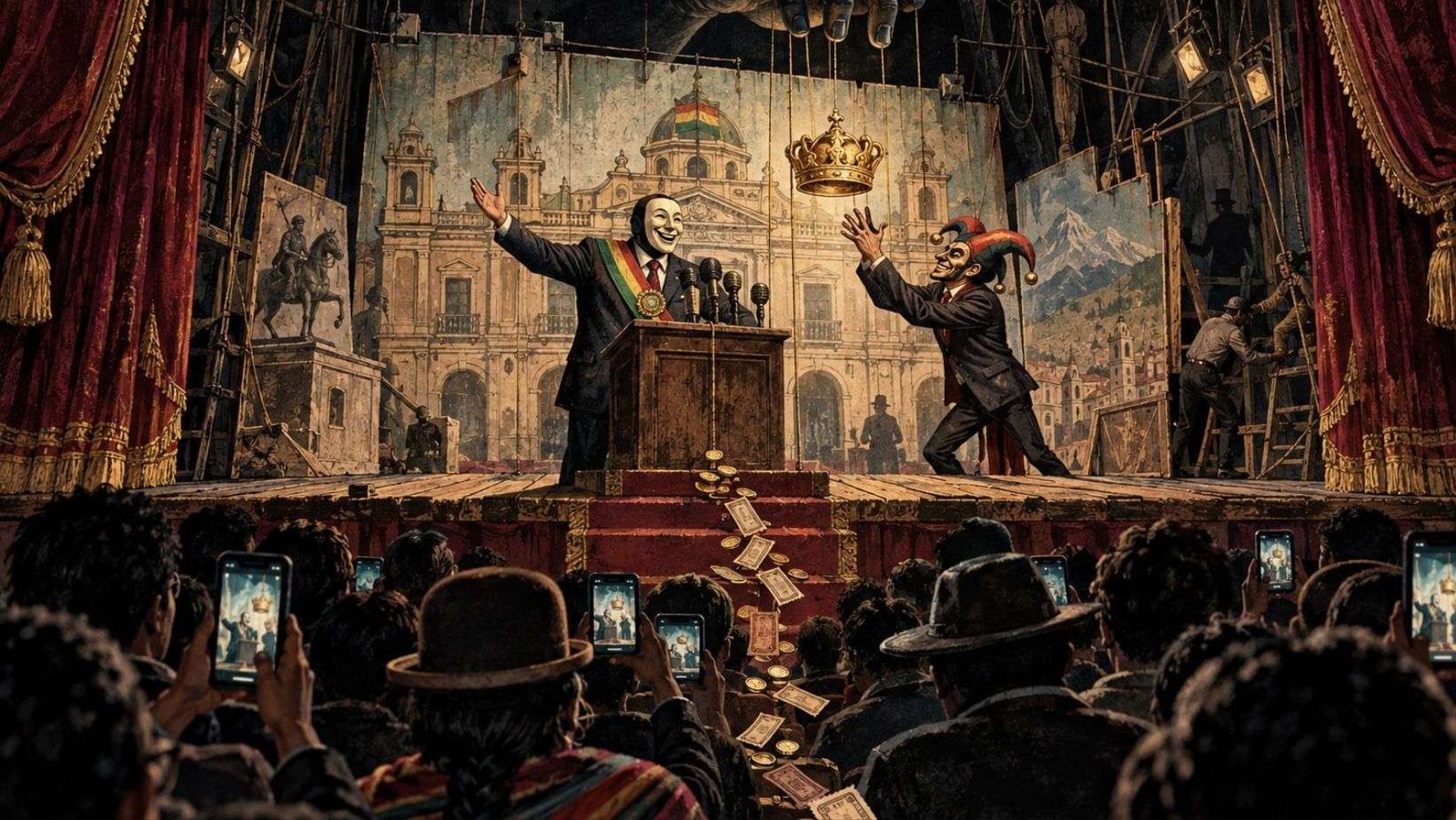 El teatro de la política o los políticos actores